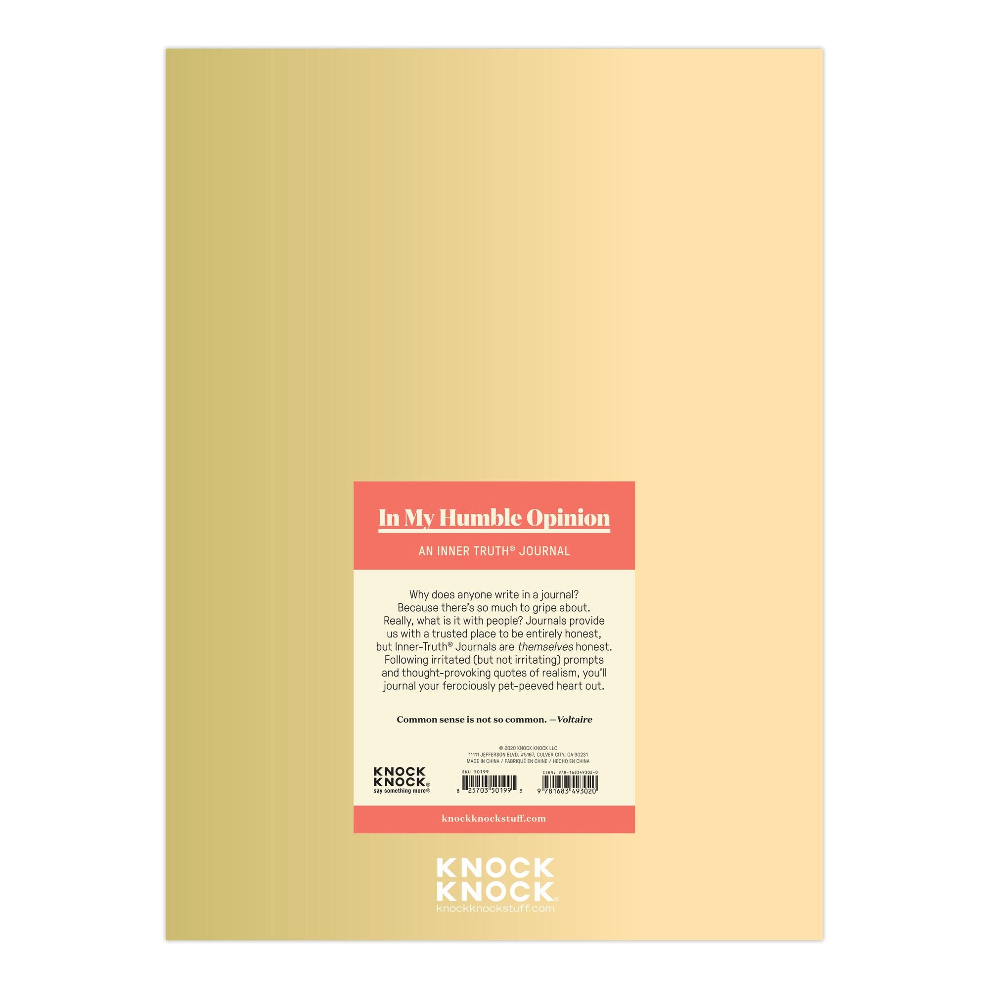 In My Humble Opinion Inner-Truth Journal (Ombre Version)