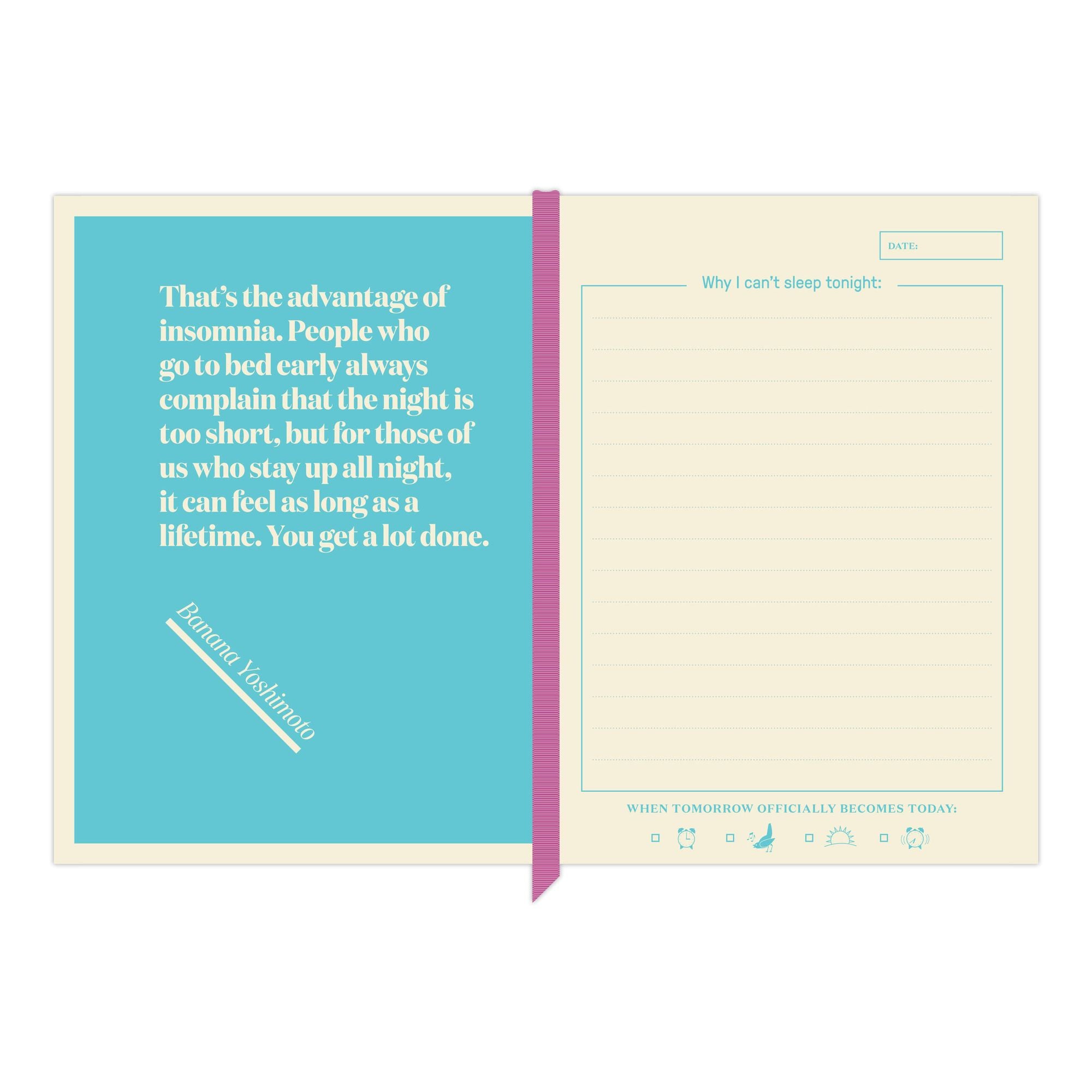Gah I Can't Sleep Inner-Truth Journal Sleep Notebook (Ombre Version)