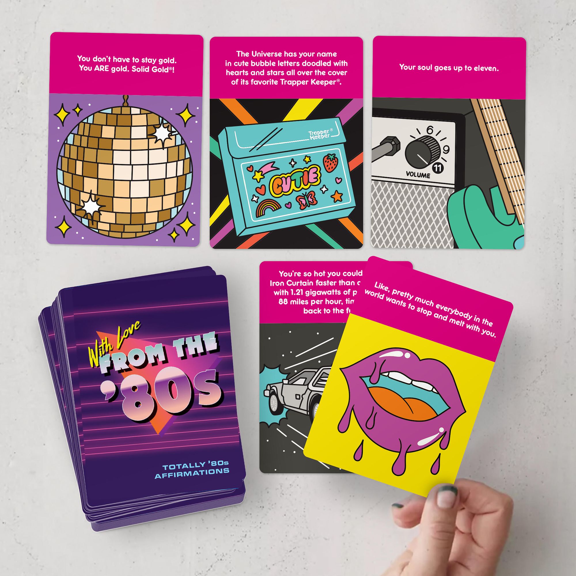 Totally 80s Affirmations Deck: 50 Cards That Combine 1980s Nostalgia With The Power of Affirmations! (Affirmations from the Decades)