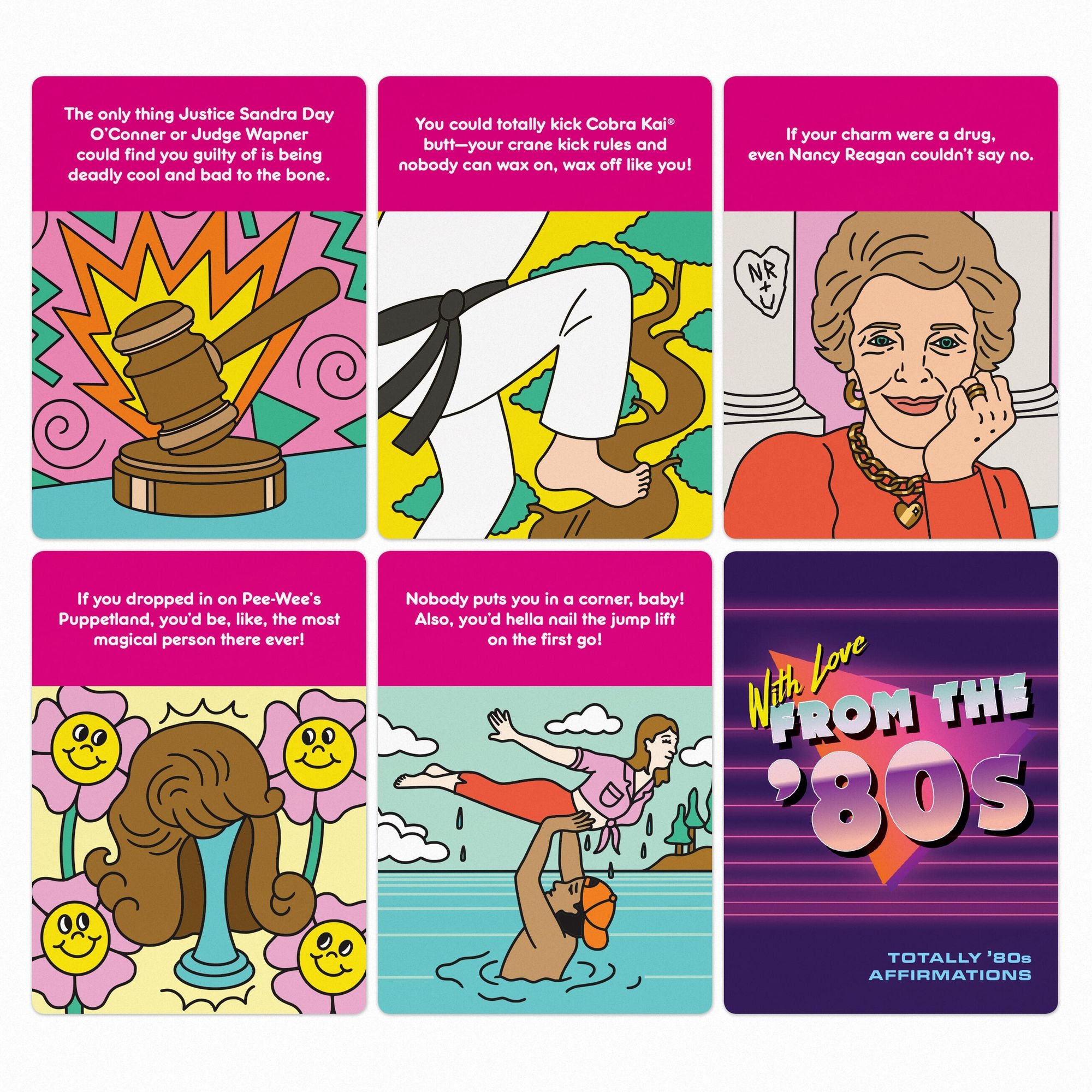 Totally 80s Affirmations Deck: 50 Cards That Combine 1980s Nostalgia With The Power of Affirmations! (Affirmations from the Decades)
