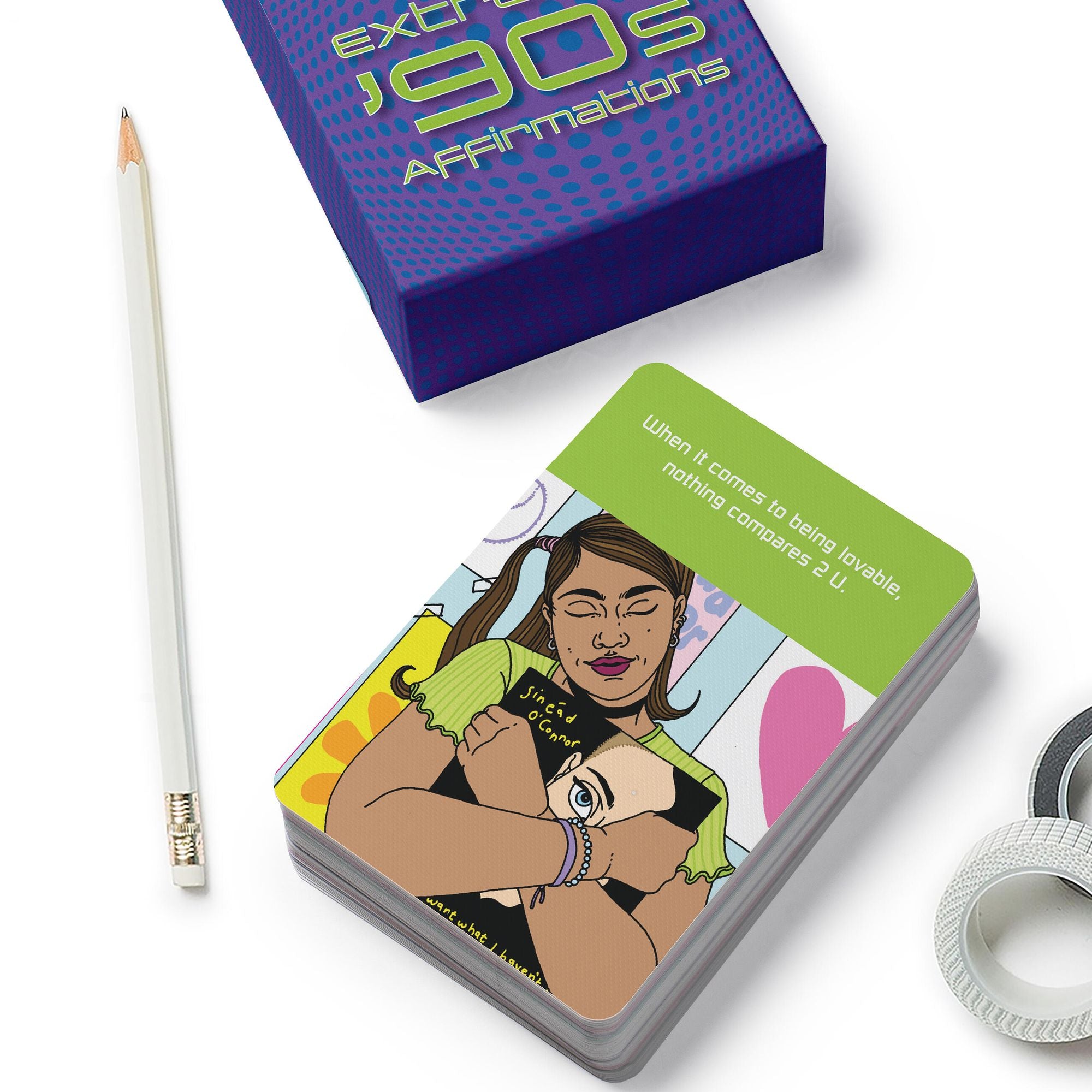 Extremely 90s Affirmations Deck: 50 Cards That Combine 1990s Nostalgia With The Power of Affirmations! (Affirmations from the Decades)