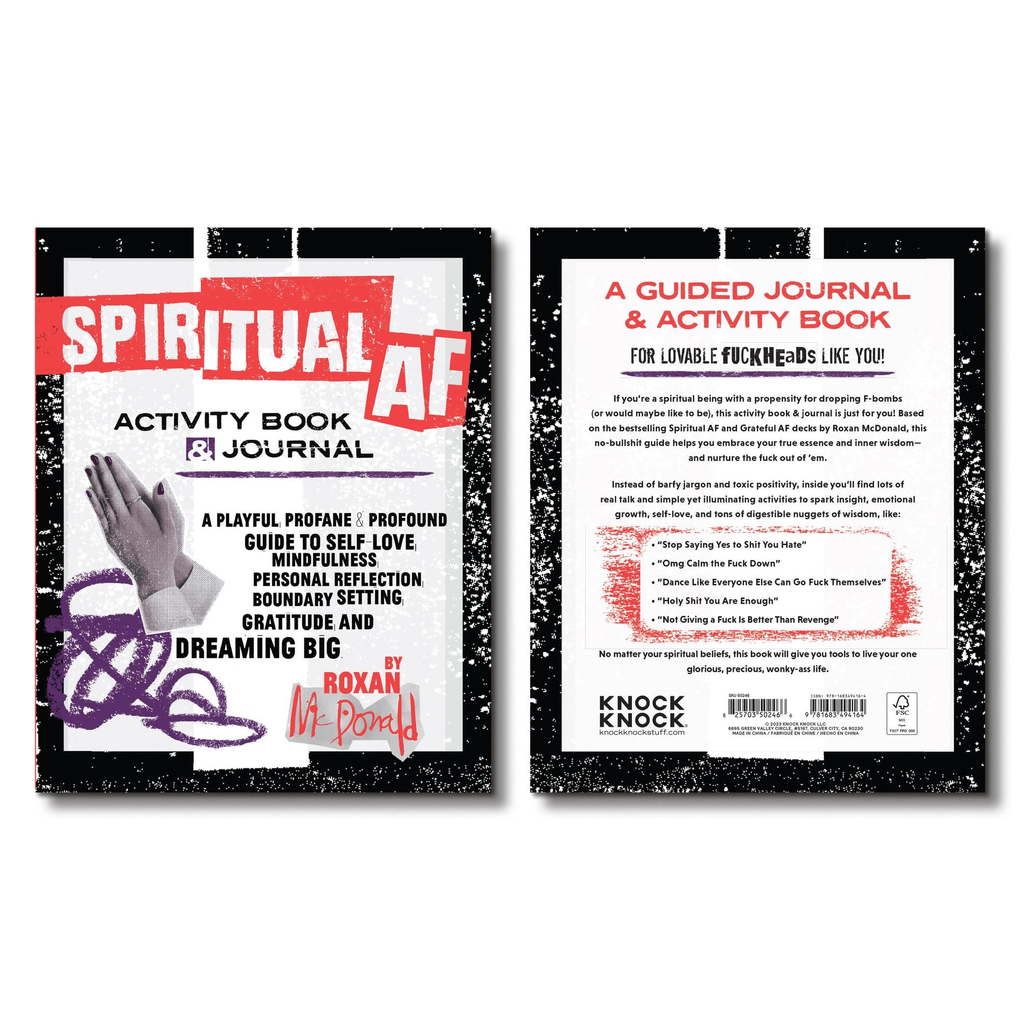 Spiritual AF Activity Book & Guided Journal
