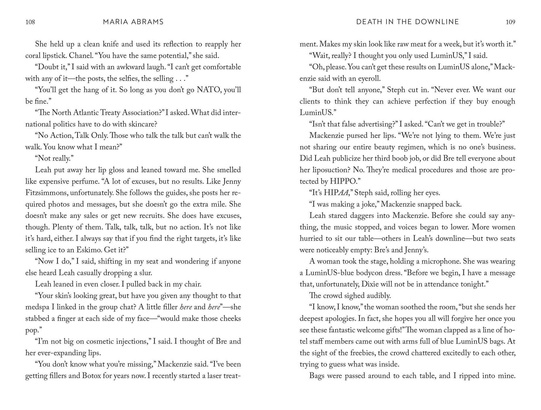 Death in the Downline: A Multi-Level Marketing Murder Mystery