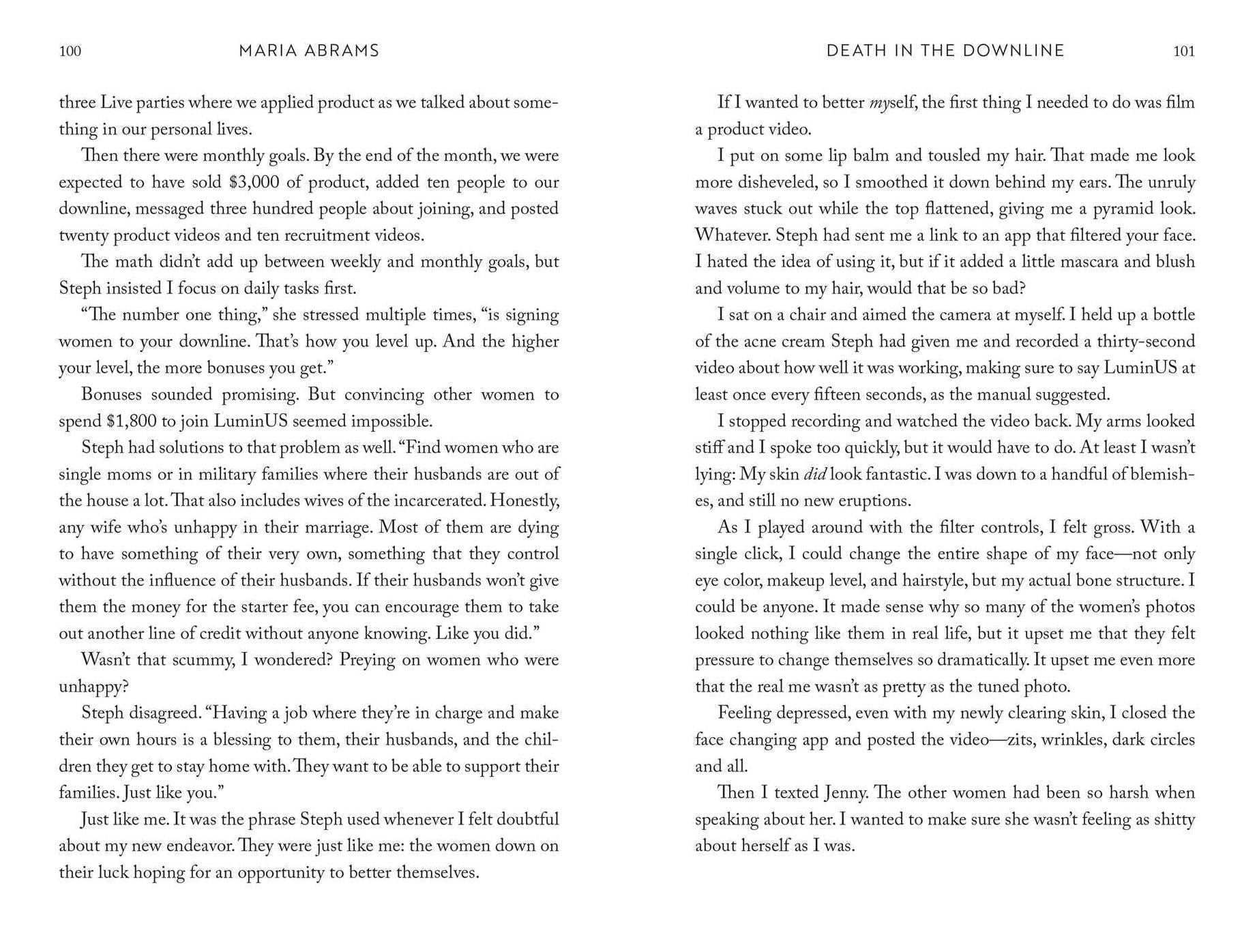 Death in the Downline: A Multi-Level Marketing Murder Mystery