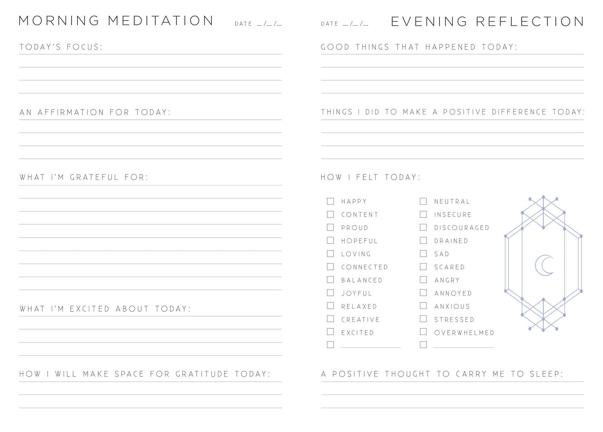 Gratitude: A Day and Night Reflection Journal