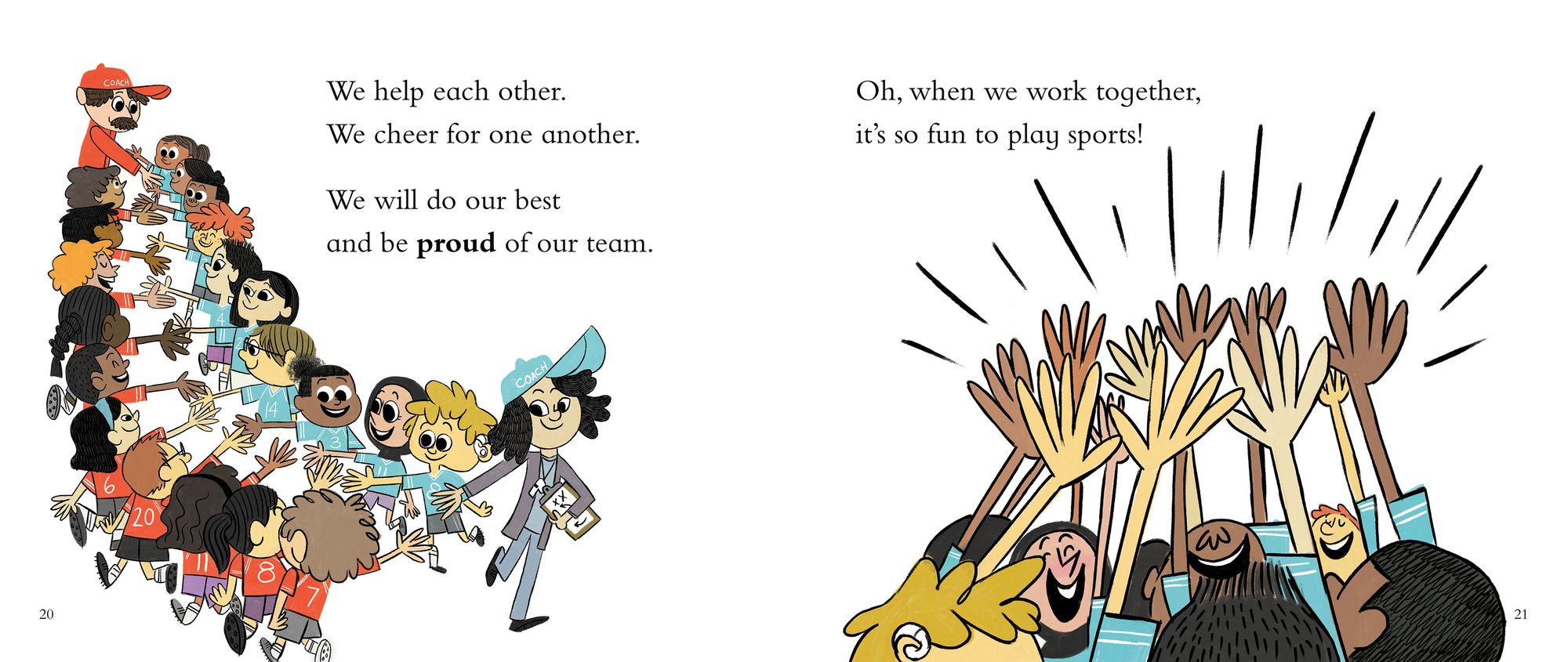 Good Sports Use Teamwork