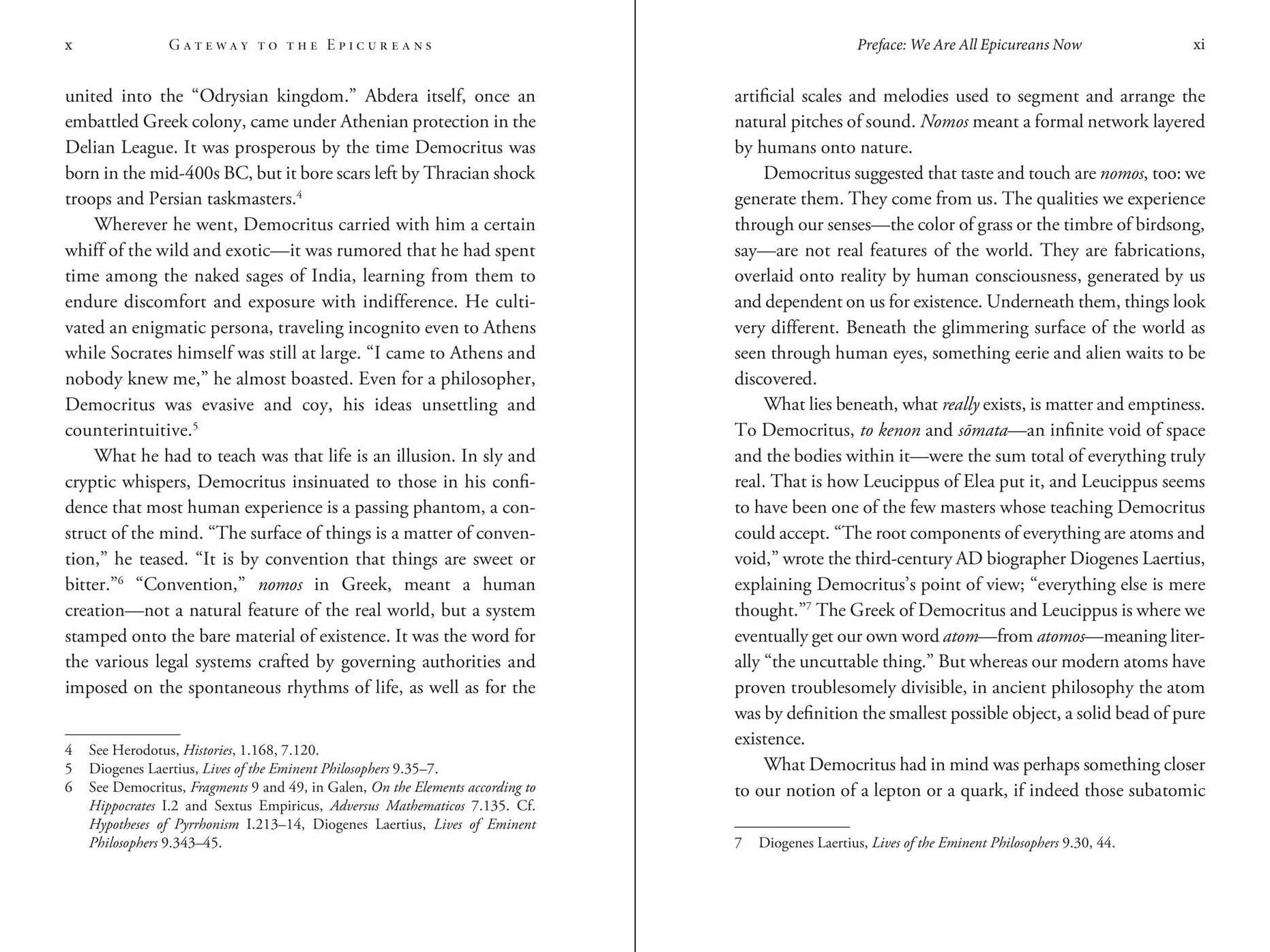Gateway to the Epicureans: Epicurus, Lucretius, and Their Modern Heirs