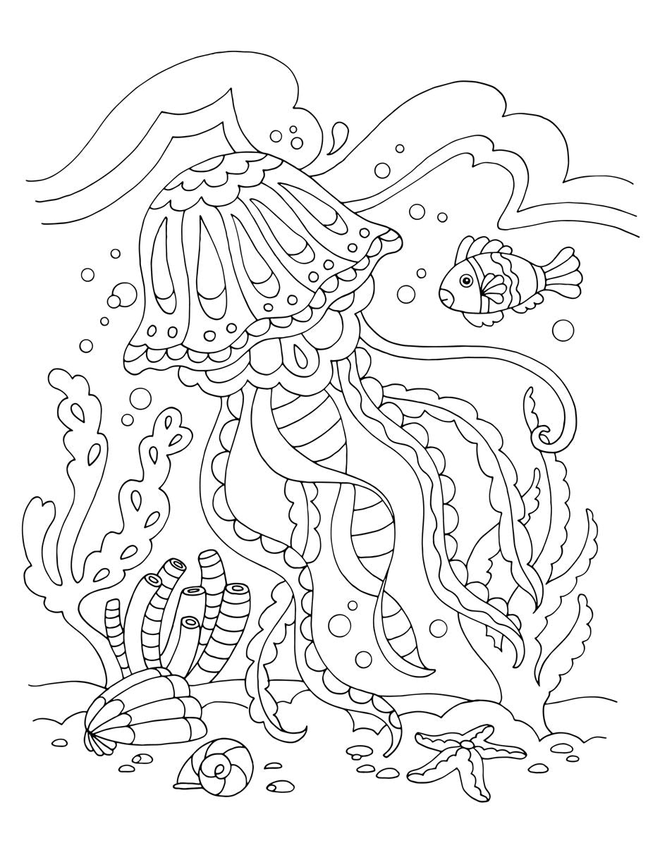 Nature's Sweet Moments: 50+ Super Cute Designs to Color - A Relaxing Coloring Book of Animals and Flowers for Adults and Kids