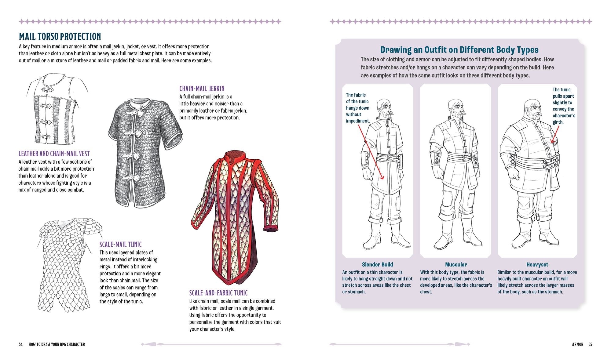 How to Draw Your RPG Character: Armor, Weaponry & Creature Companions - Guide to Drawing Clothing, Armor, Swords, and Dragons for Role-Playing Elves, Orcs, Druids, Sorcerers, and More: Customize Your Fantasy Character Step by Step
