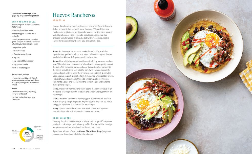 The Vegetarian Reset: 75 Low-Carb, Plant-Forward Recipes from Around the World
