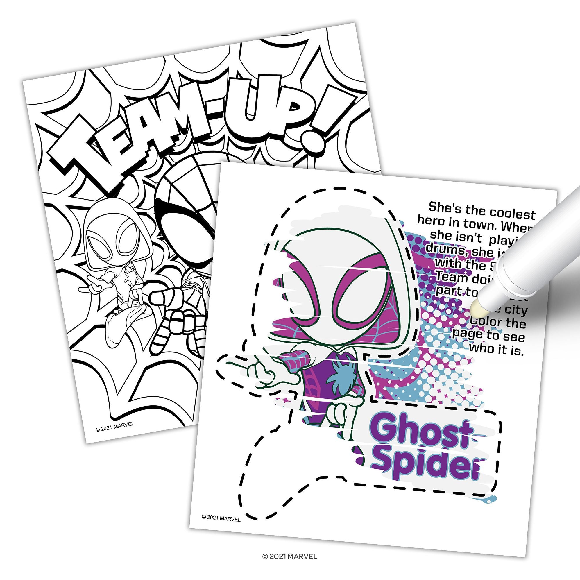 Spidey and His Amazing Friends Imagine Ink Magic Ink Pictures Book