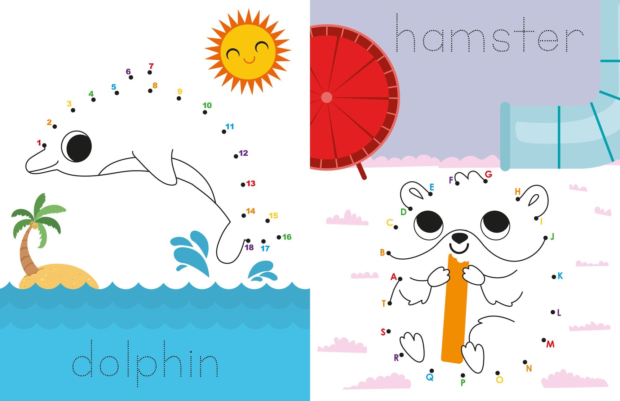 My First Dot To Dot Activity Book: Baby Animals