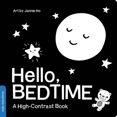 Hello, Bedtime: A Perfect High-Contrast Black-and-White Board Book for a Baby Shower Gift to Newborns and Babies