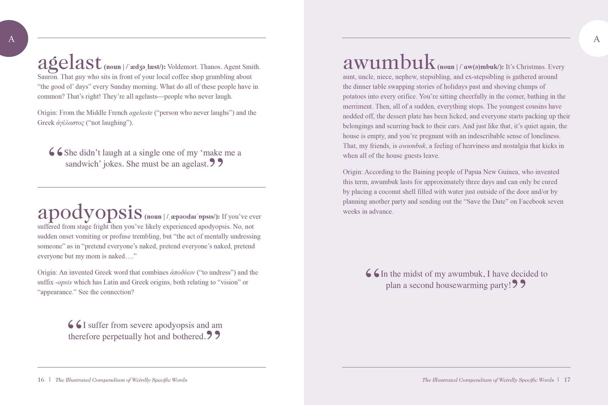 The Illustrated Compendium of Weirdly Specific Words: Including Bumbledom, Jumentous, Spaghettification, and More