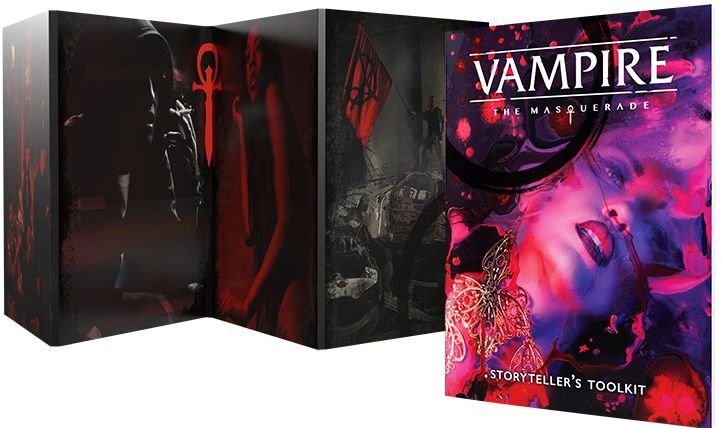 Vampire The Masquerade 5th Edition Roleplaying Game Storyteller Screen and Toolkit