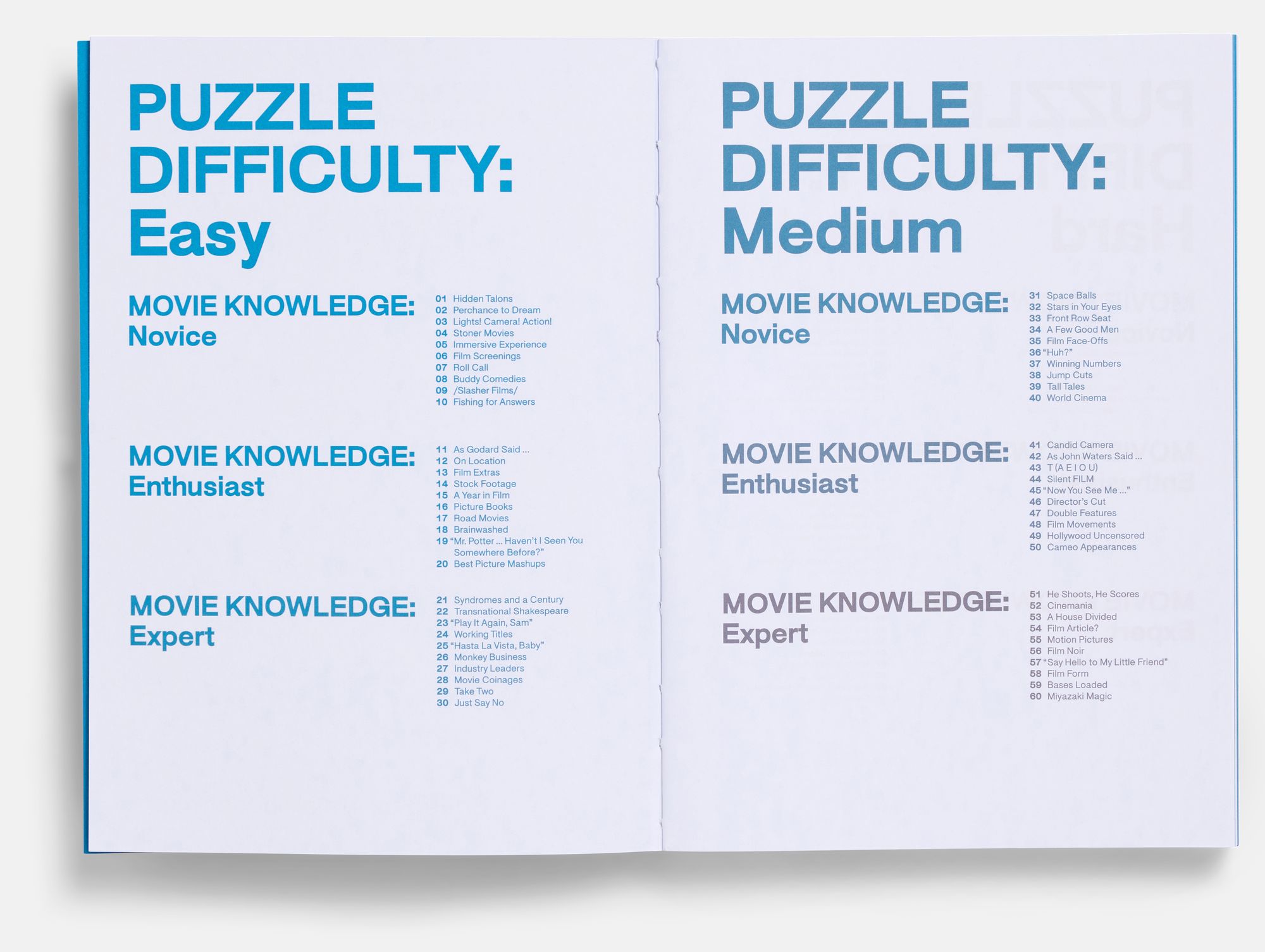 99 Movie Crosswords
