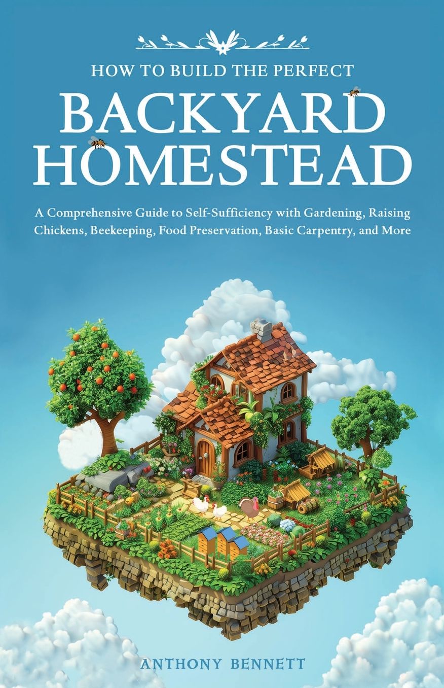 How to Build the Perfect Backyard Homestead: A Comprehensive Guide to Self-Sufficiency with Gardening, Raising Chickens, Beekeeping, Food Preservation, Basic Carpentry, and More