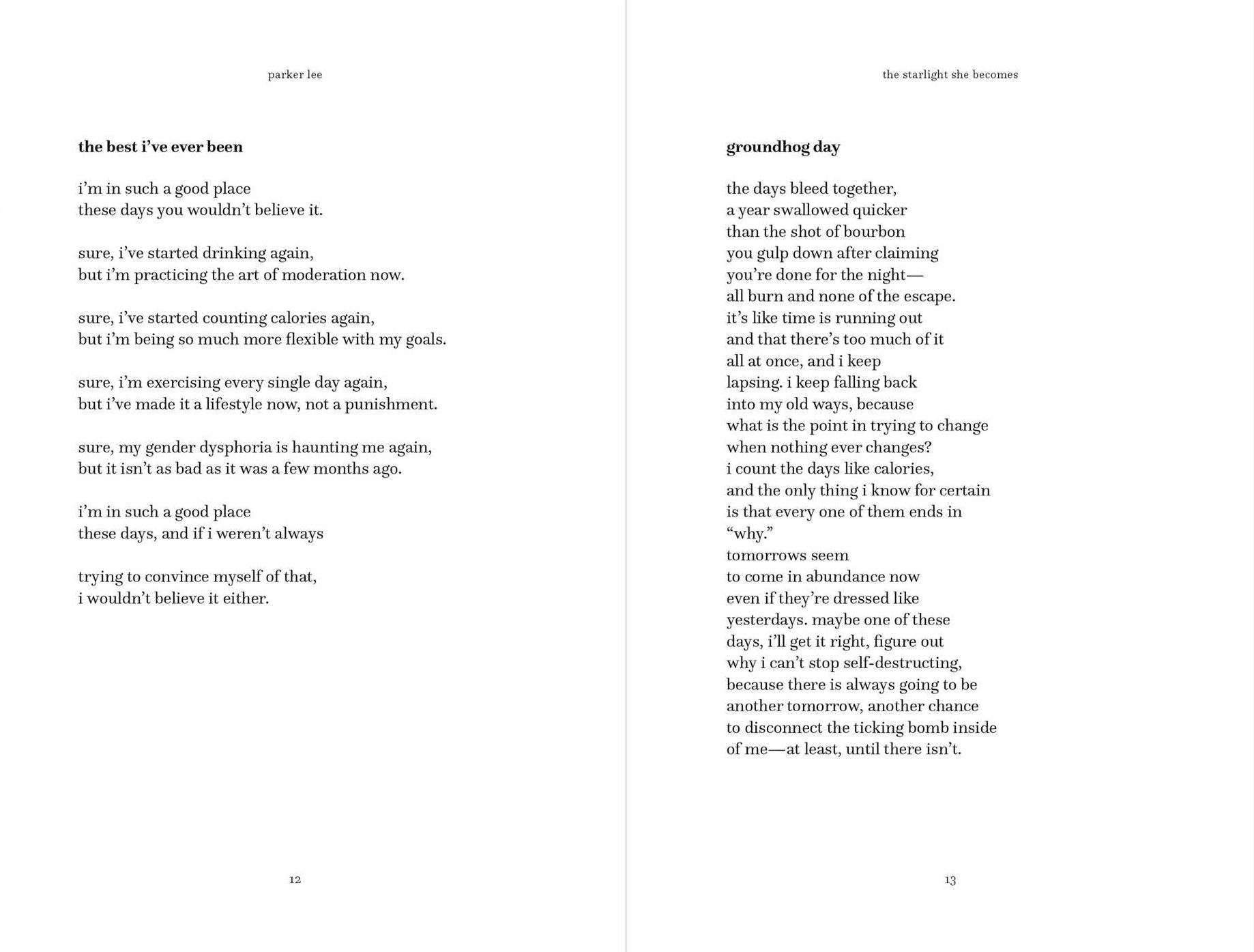 The Starlight She Becomes: Poems