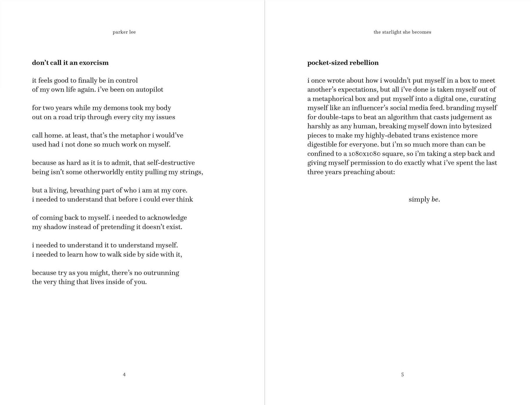 The Starlight She Becomes: Poems