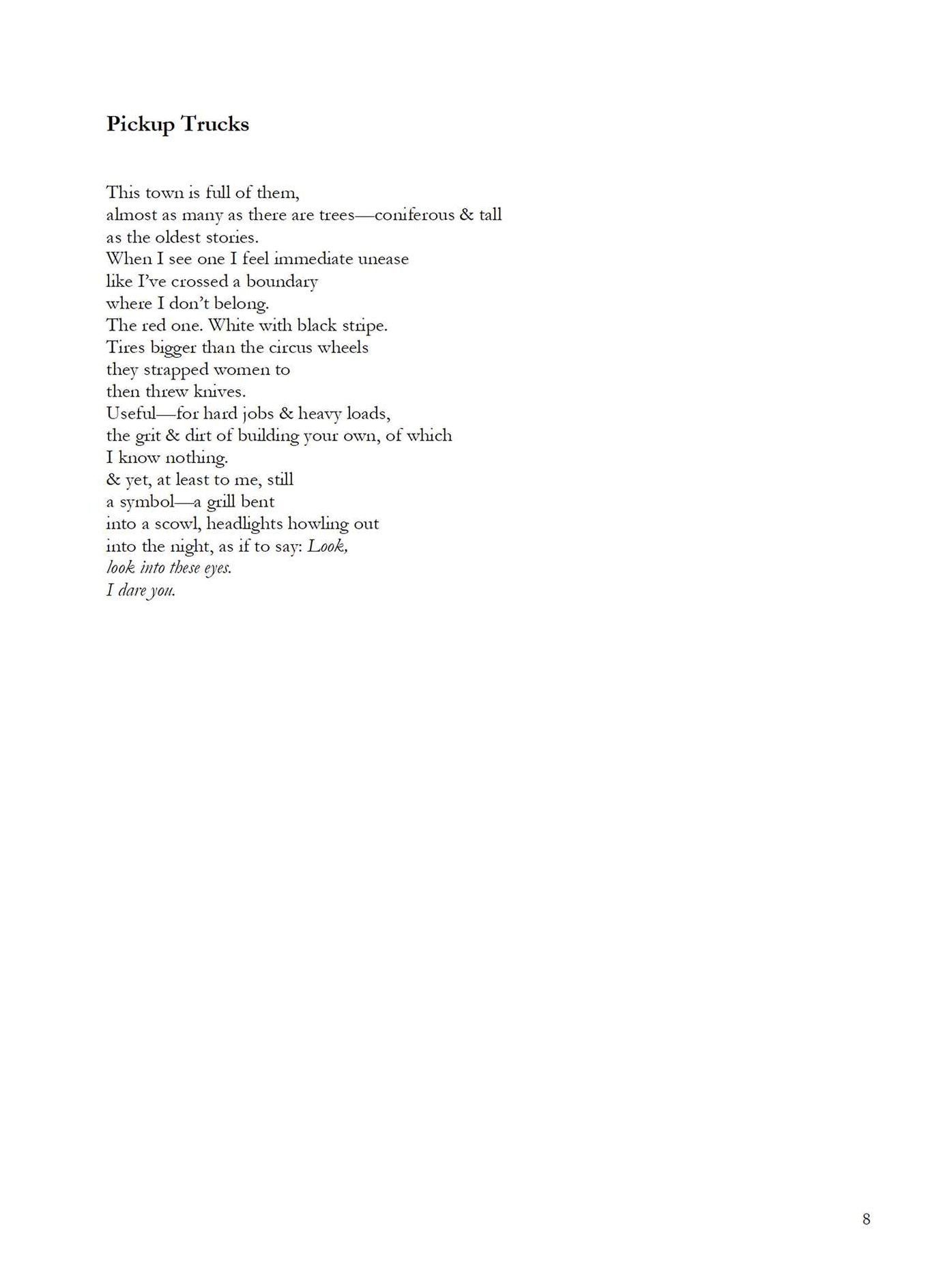 In the Middle of a Better World: Poems