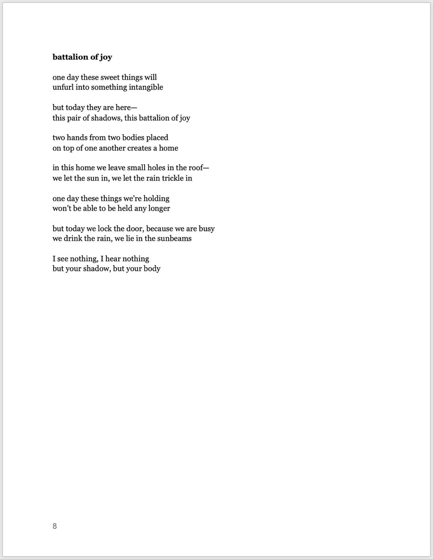 I'll Leave a Light On for You: Poems