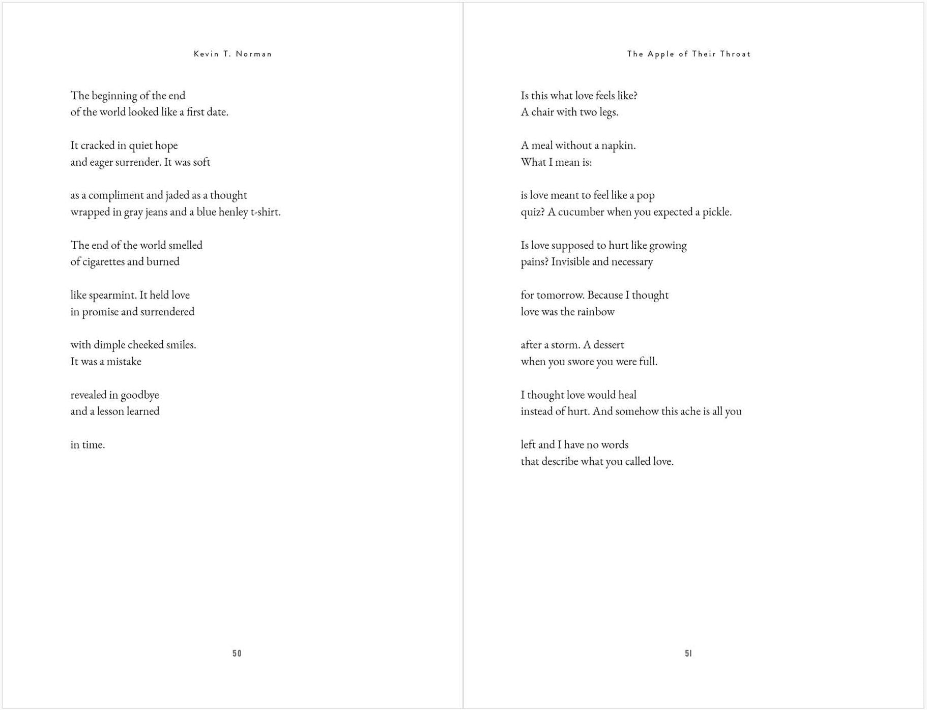 The Apple of Their Throat: Poems