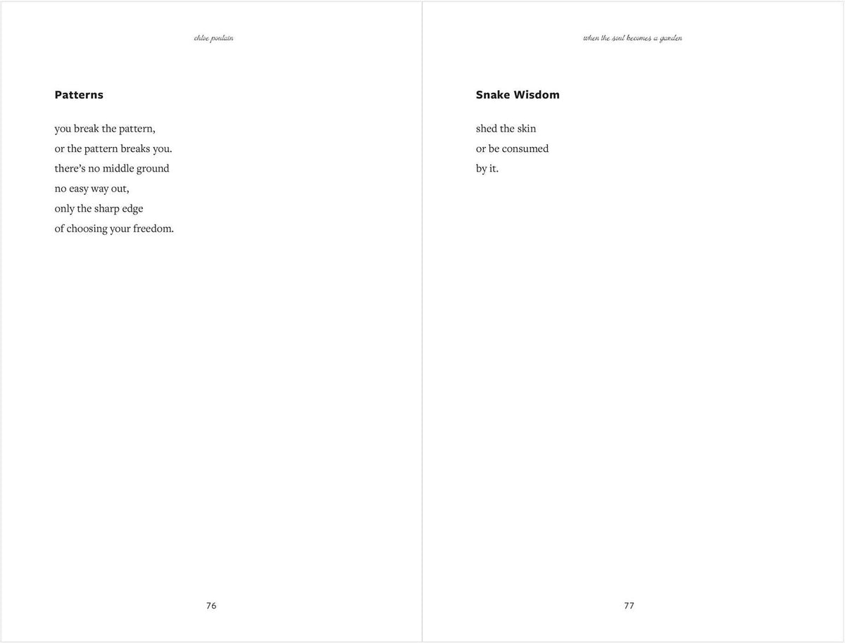 When the Soul Becomes a Garden: Poems and Intuitive Healing