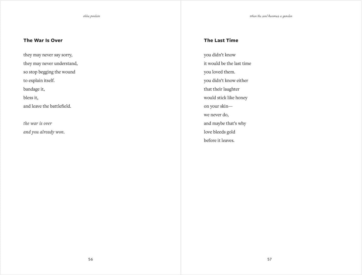 When the Soul Becomes a Garden: Poems and Intuitive Healing