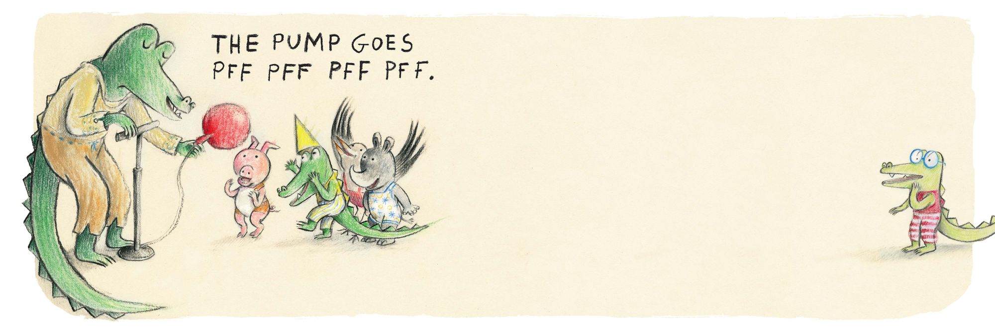 What Does Little Crocodile Say At the Birthday Party?