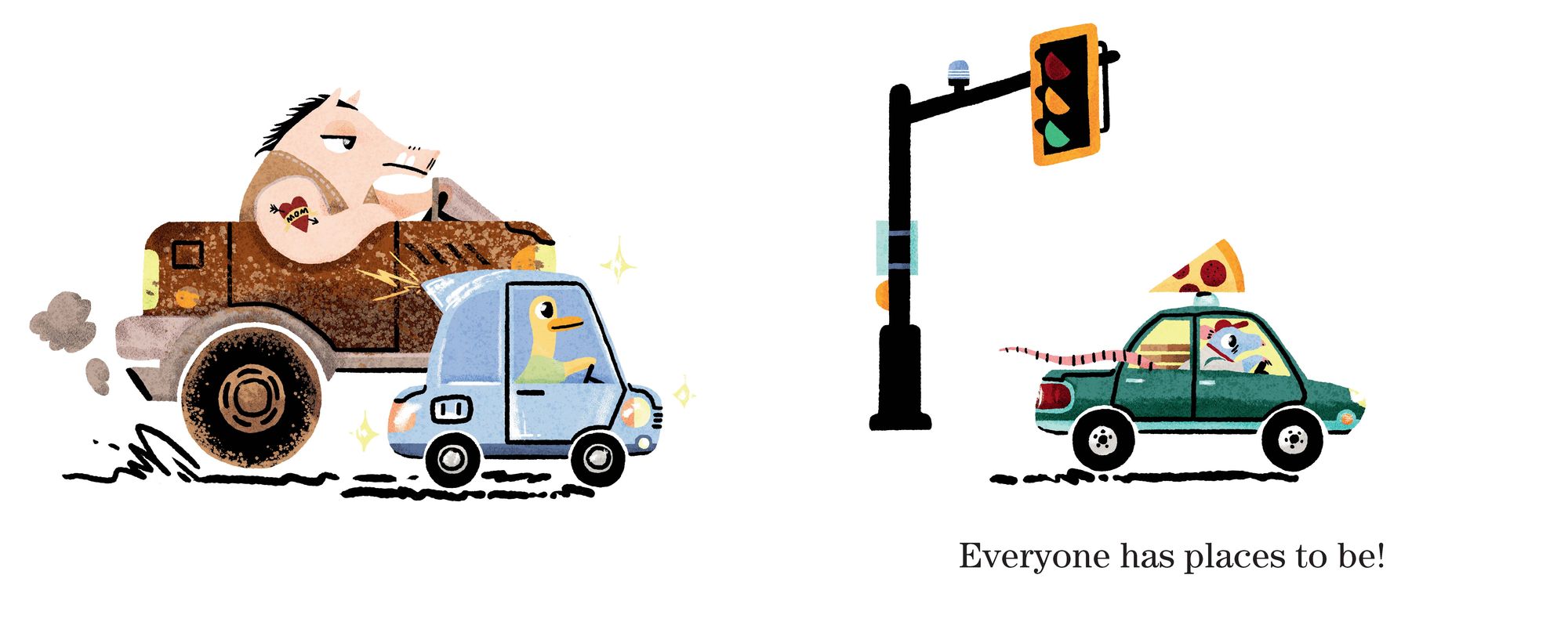 Towed by Toad