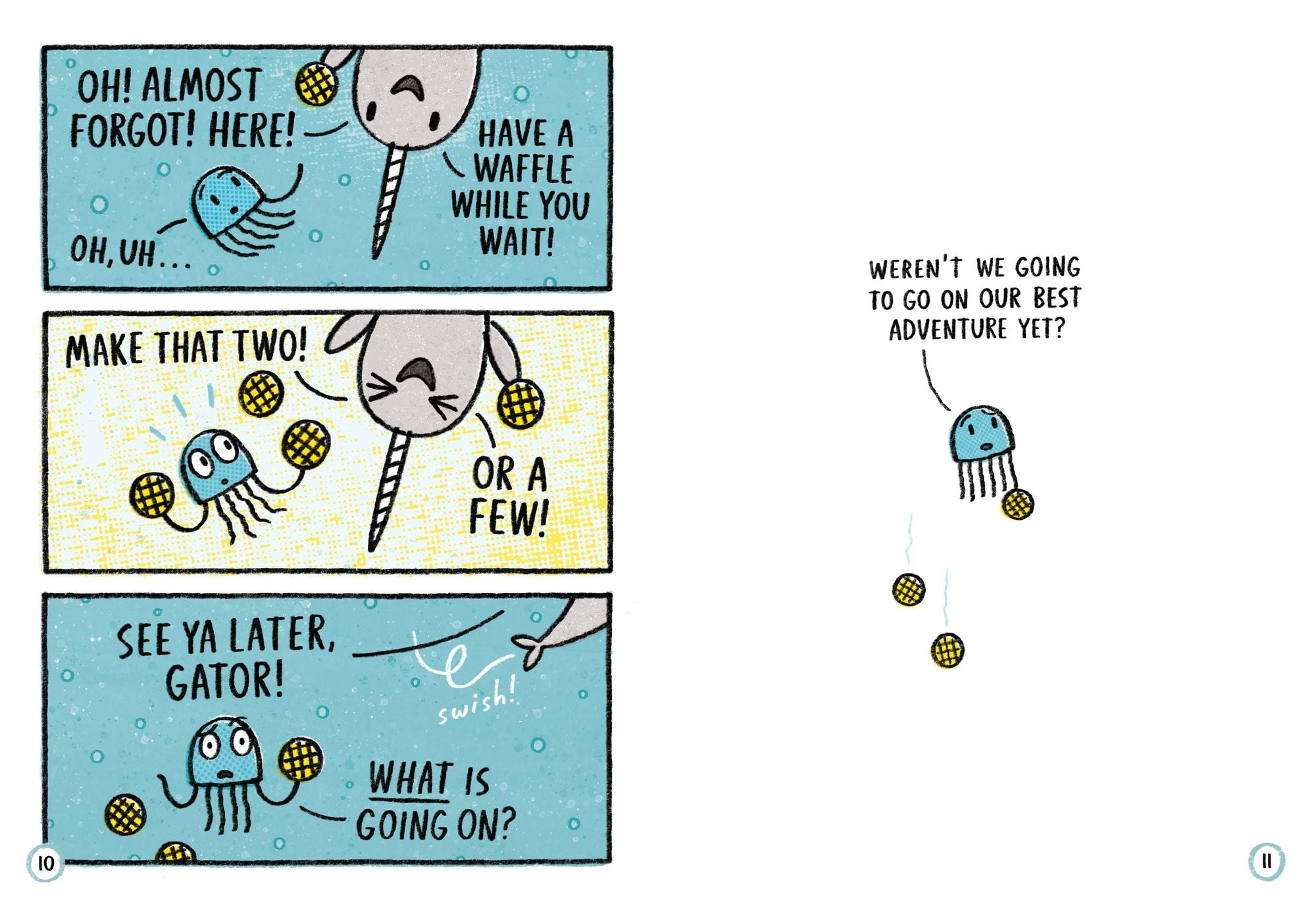 A Waffle Lot of Love! (A Narwhal and Jelly Book #10)