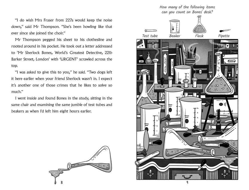 Sherlock Bones and the Horror of the Haunted Castle: A Puzzle Adventure
