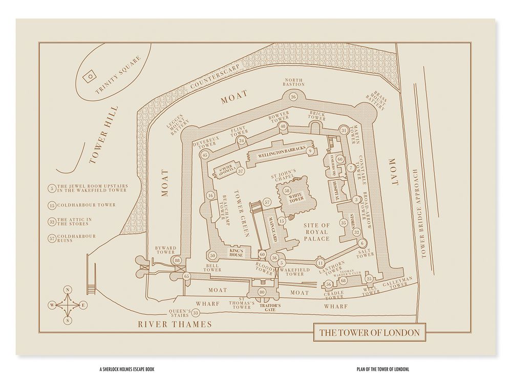 Sherlock Holmes Escape Book: Adventure of the Tower of London: Solve the Puzzles to Escape the Pages