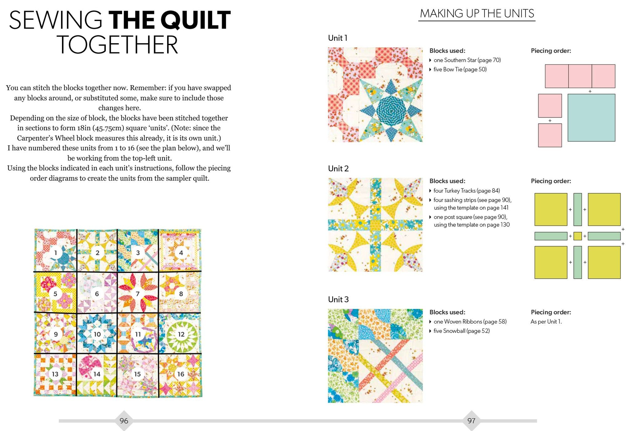 Hand-Stitched Quilts: Choose from 27 block designs and hand-piece your own unique quilts