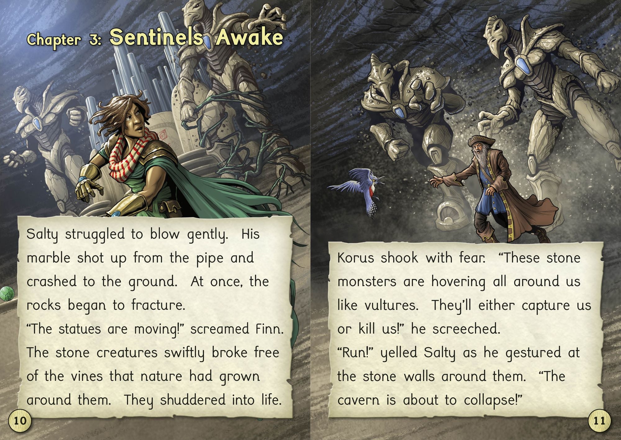 Phonic Books Titan's Gauntlets: Decodable Books for Older Readers (Alternative Vowel and Consonant Sounds, Common Latin Suffixes)