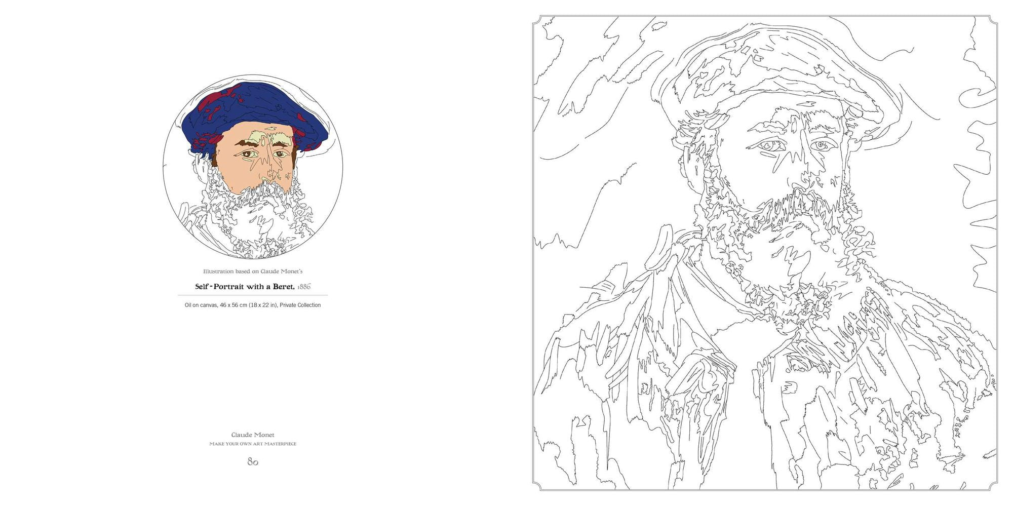 Claude Monet (Art Colouring Book): Make Your Own Art Masterpiece