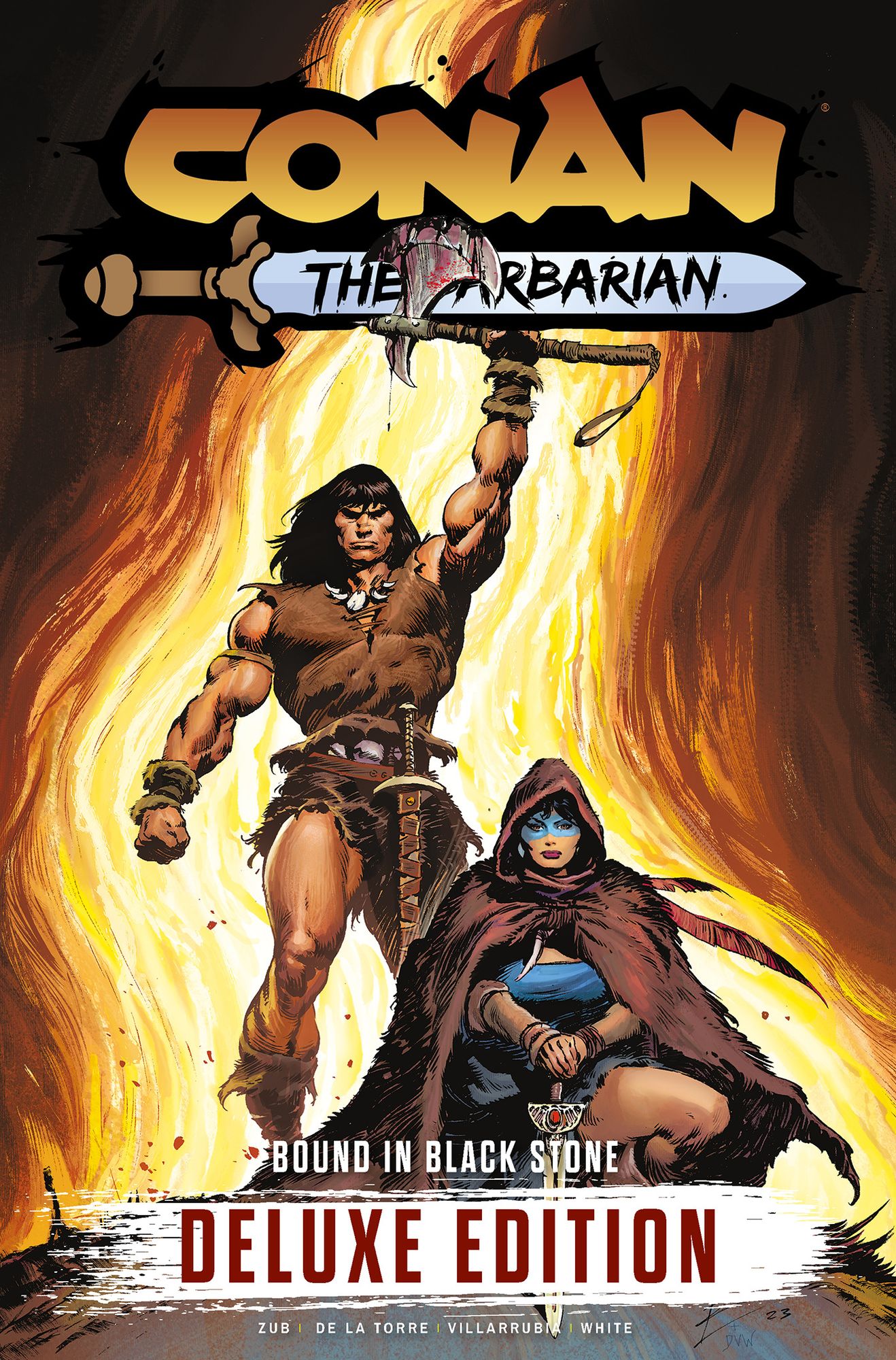 Conan the Barbarian Vol. 1: Bound In Black Stone Deluxe Edition