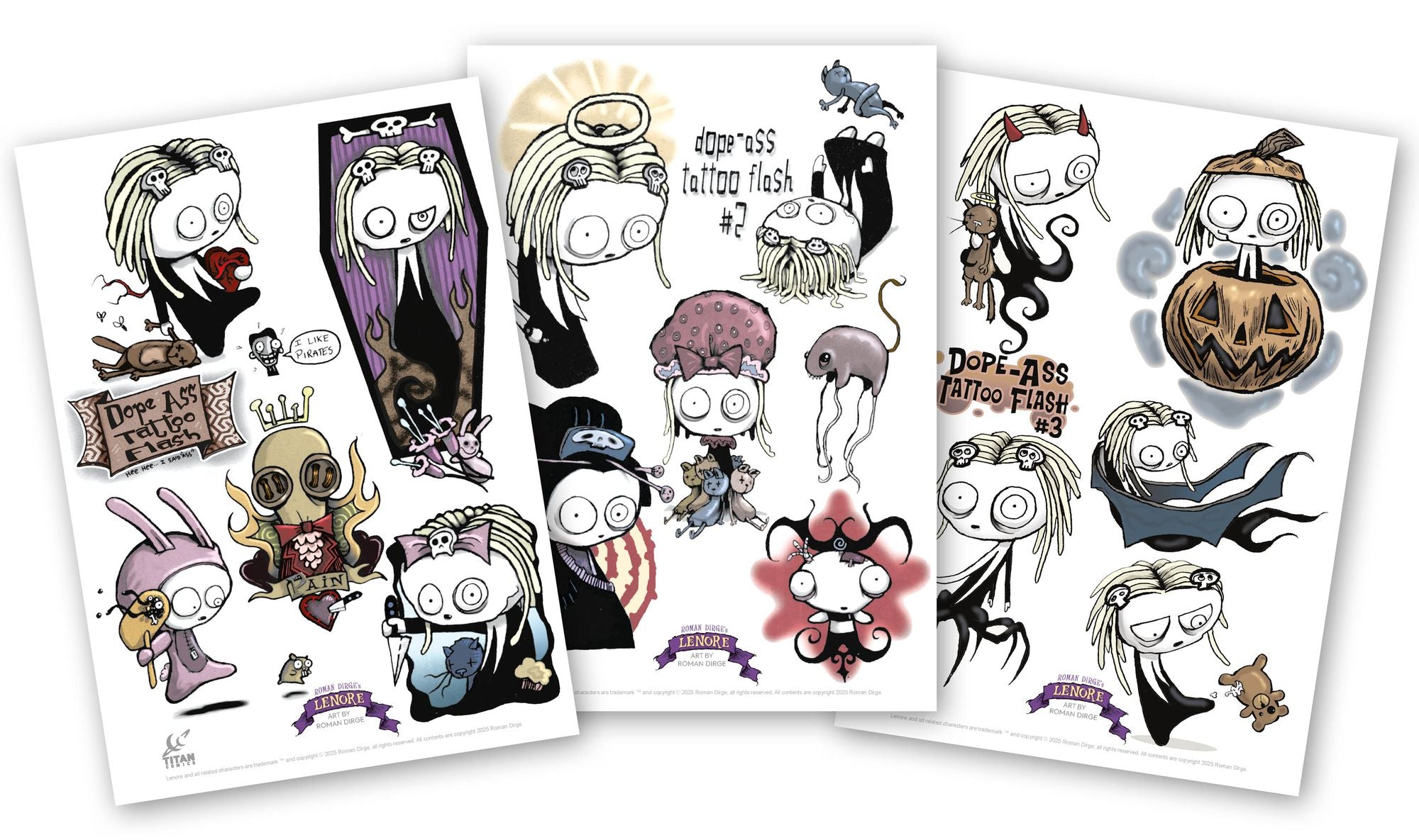 Lenore Slipcase Set (Noogies, Wedgies, Cooties)