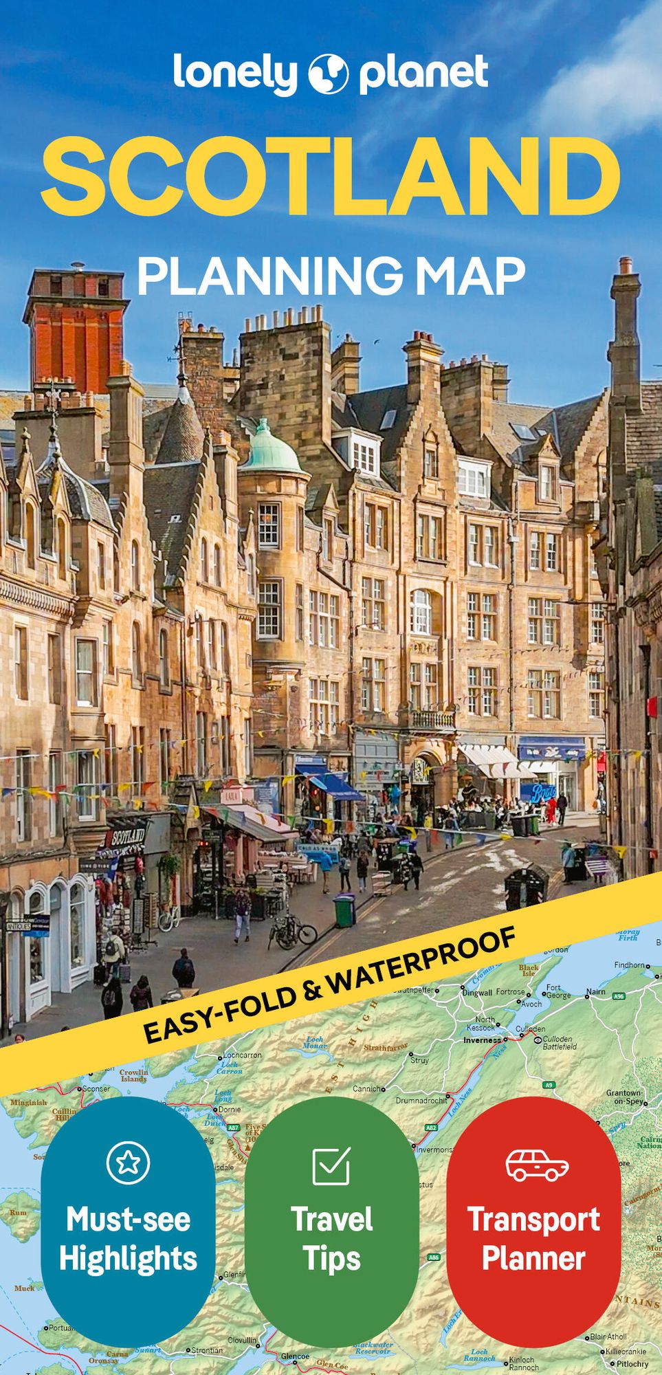 Lonely Planet Scotland Planning Map