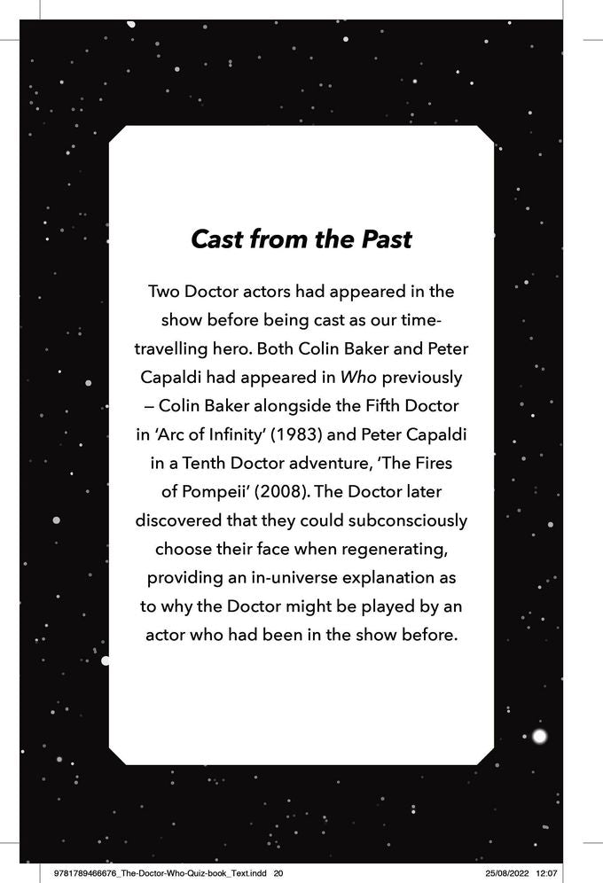 The Doctor Who Quiz Book