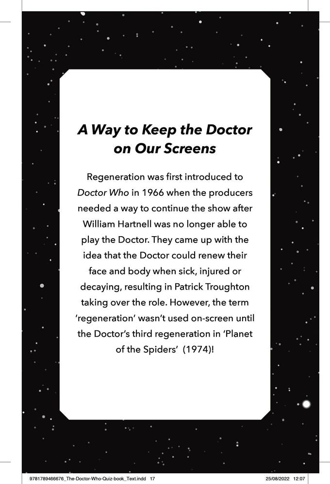 The Doctor Who Quiz Book