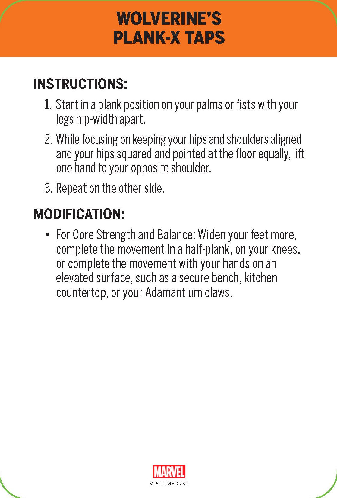 Marvel Fitness Deck: Be the Hero of Your Exercise Adventure