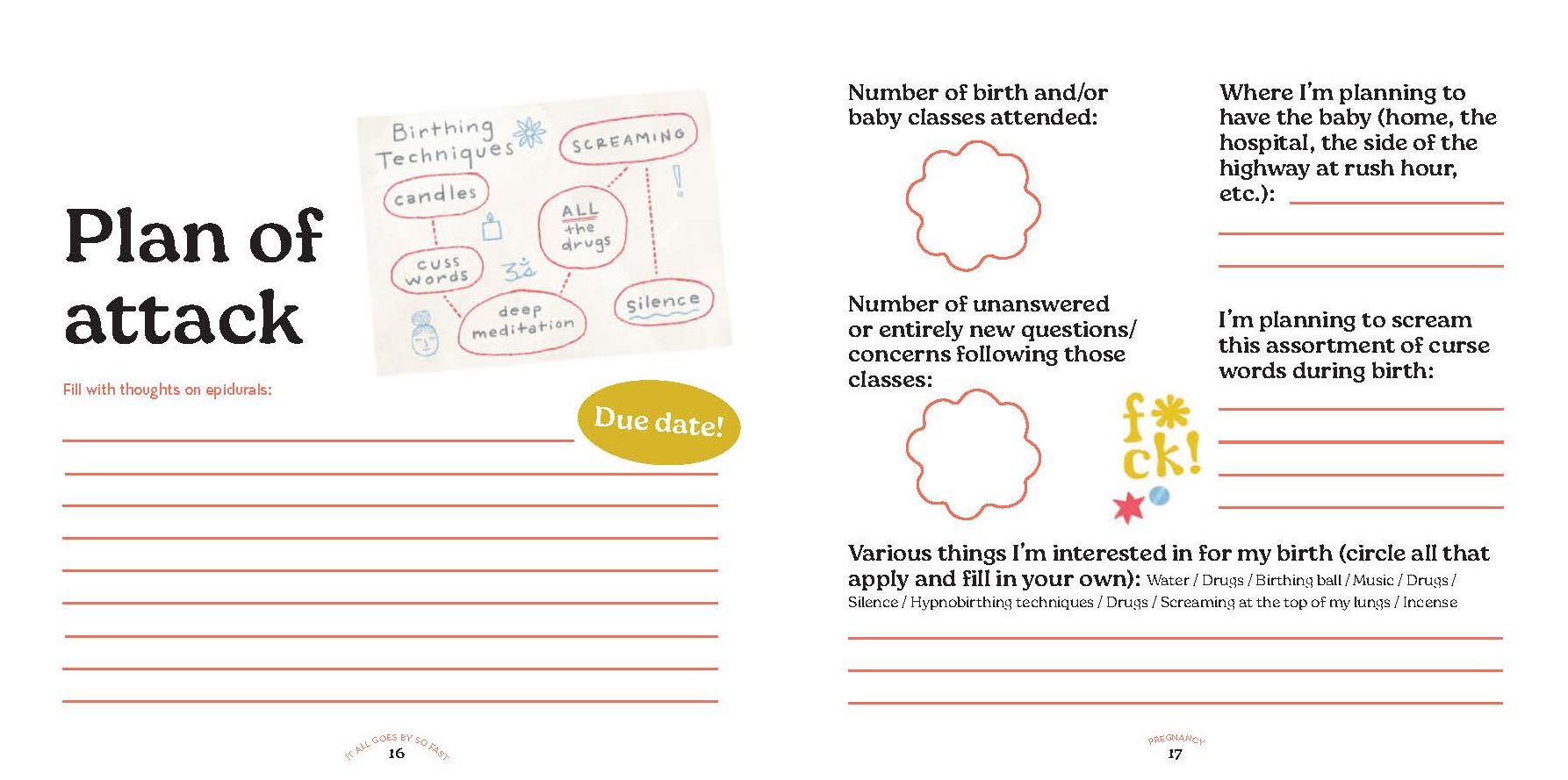 It All Goes By So Fast (Except Maybe This Part): A Pregnancy and Baby Journal
