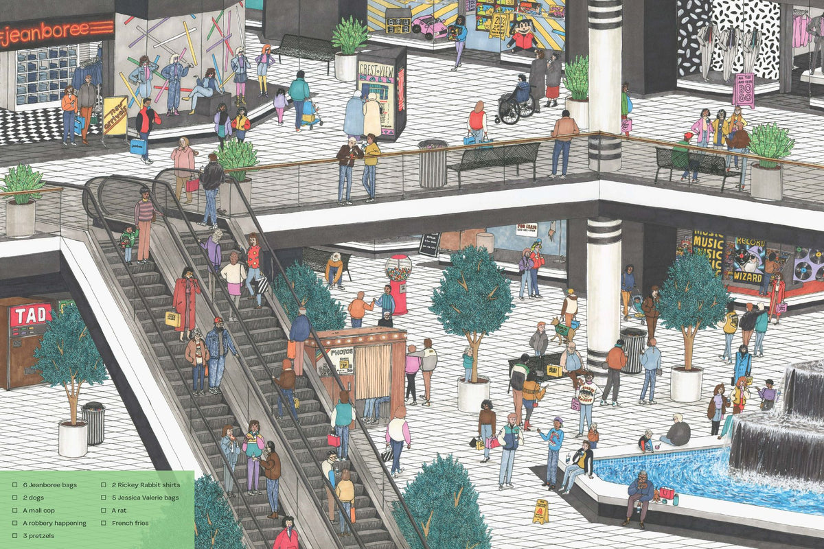 Let's Go to the Mall: An '80s Seek-and-Find