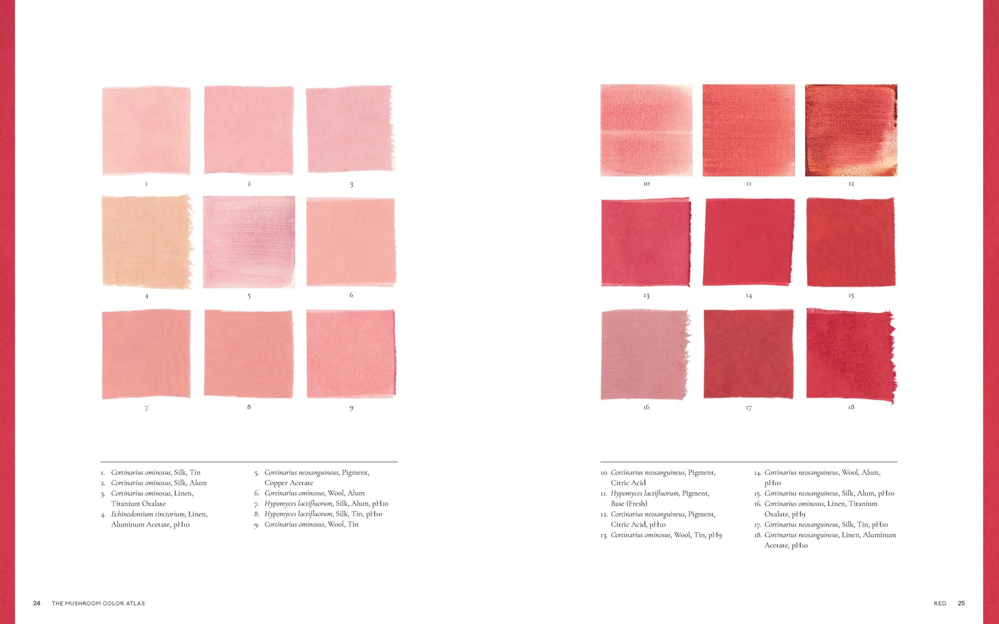 The Mushroom Color Atlas: A Guide to Dyes and Pigments Made from Fungi