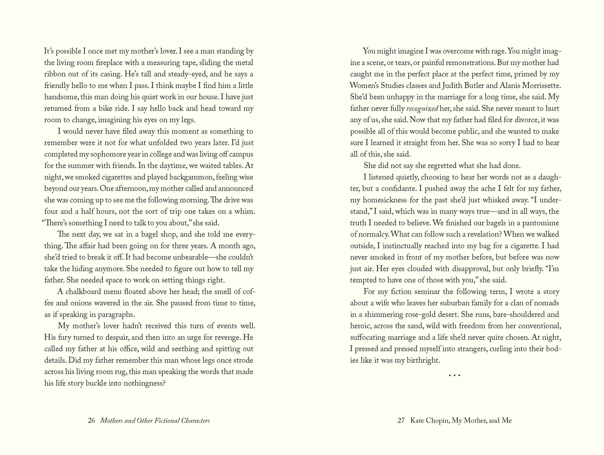 Mothers and Other Fictional Characters: A Memoir in Essays