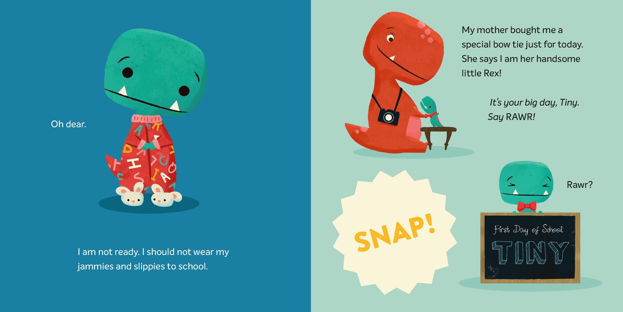 Tiny T. Rex and the First-Day Oopsies: A Back-to-School Book