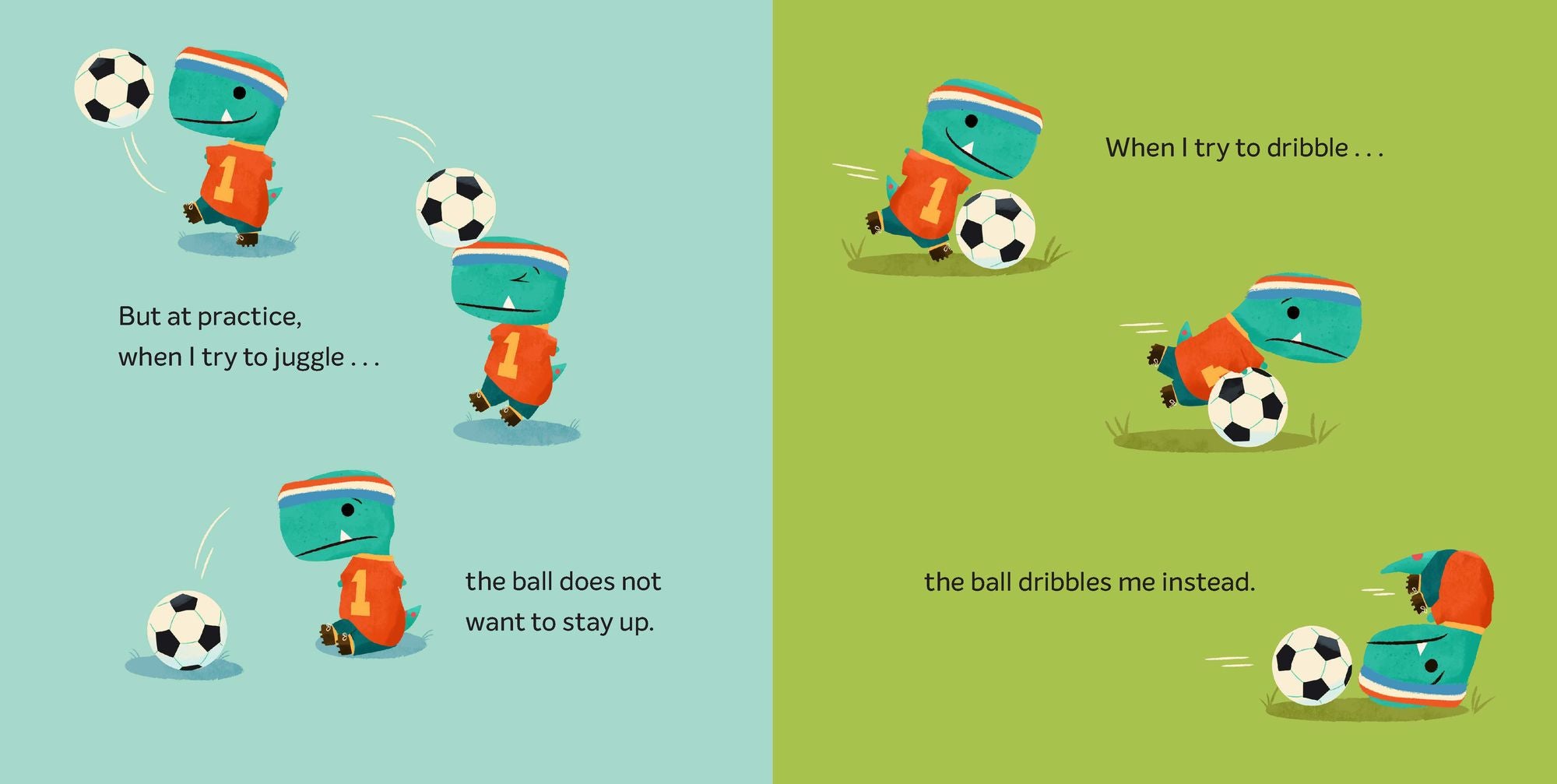 Tiny T. Rex Tries Soccer: A Tiny T. Rex Book-Includes Stickers Inside!