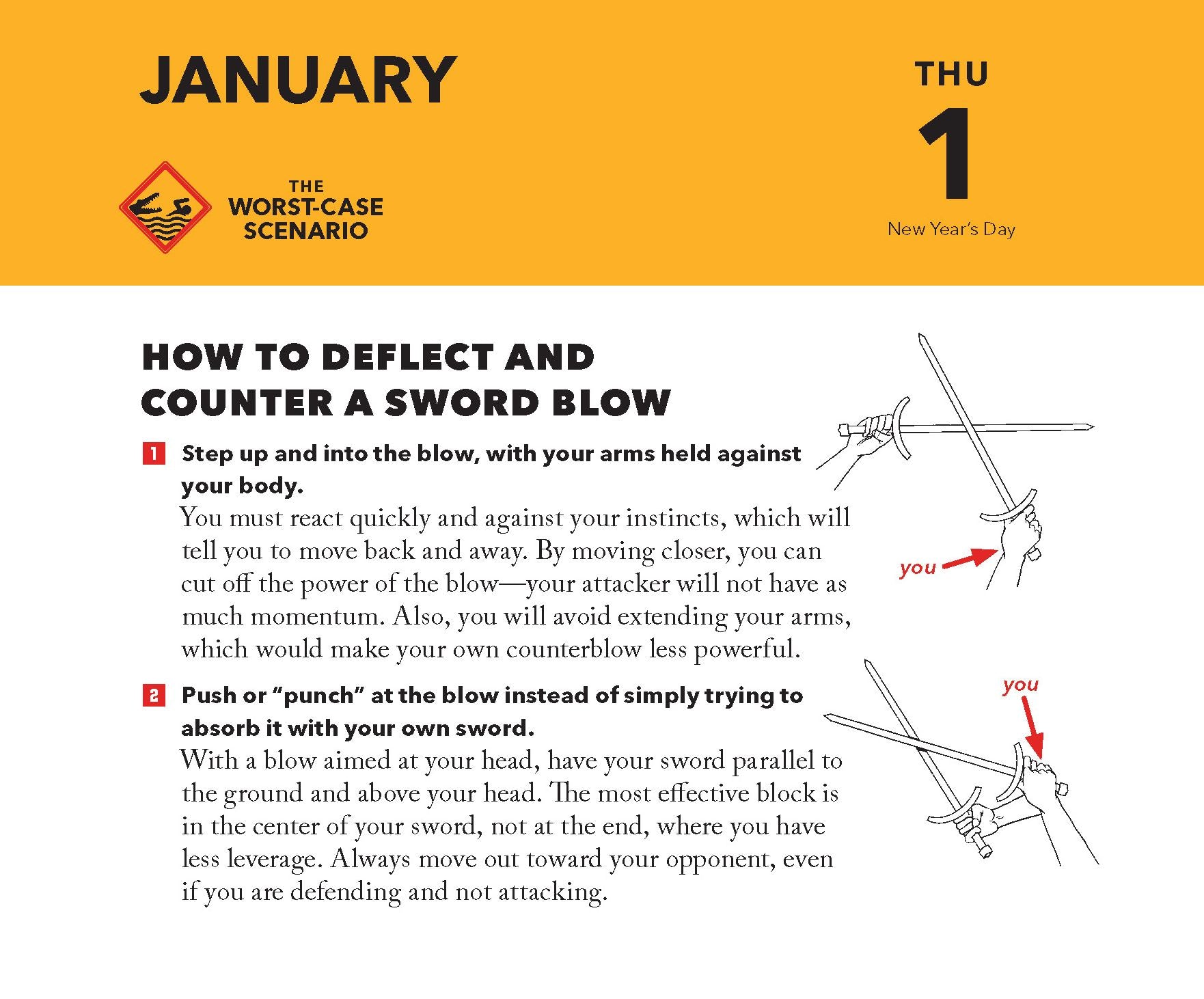2026 Worst-Case Scenario Daily Box Calendar