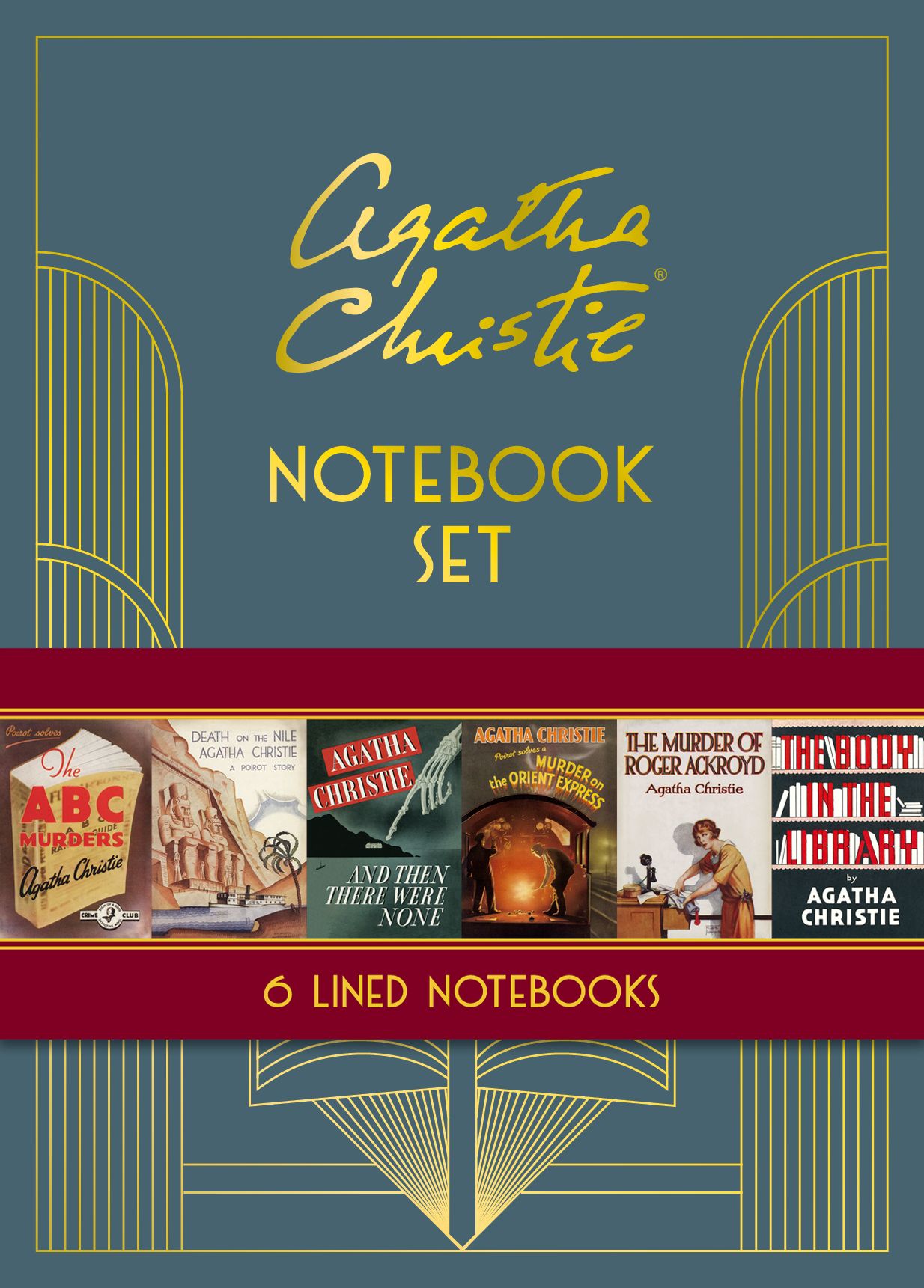 Agatha Christie Notebook Set